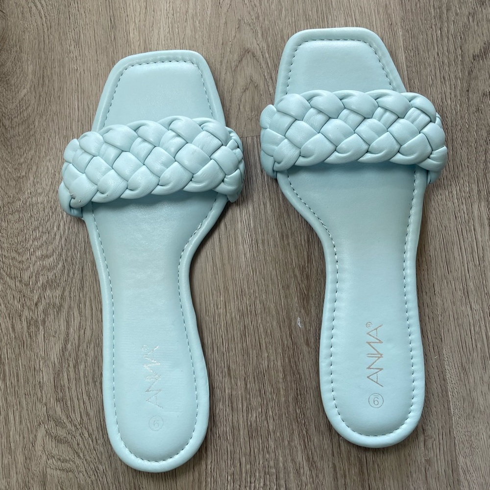 Women Light Blue Sandals